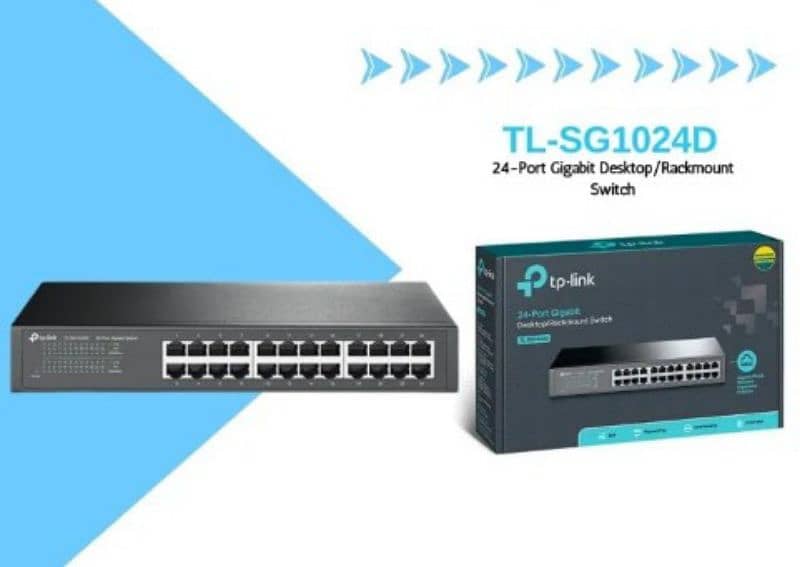 TP-Link TL-SG1024D 24-Port Gigabit Desktop/Rackmount Switch | Ver 11.0 0
