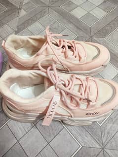 branded pink sneakers for sale