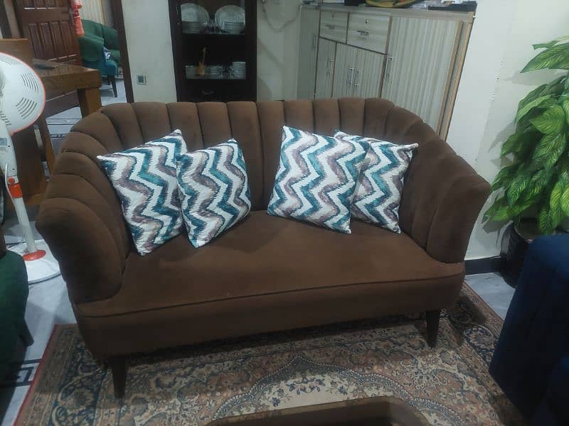 05 seater Turkish sofa coffee colour 2