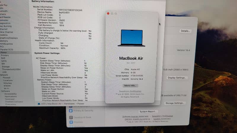 MacBook Air M2 8/256 6