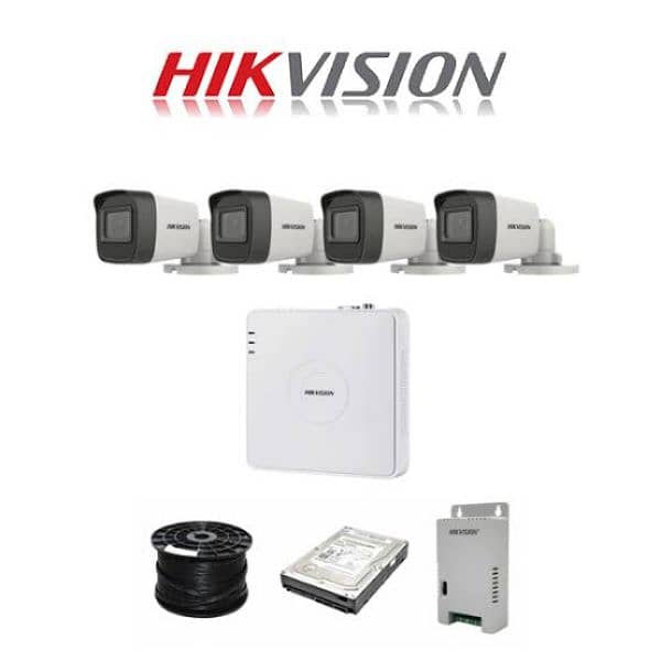 Hikvision FULL HD CCTV Security cameras complete set with installation 3