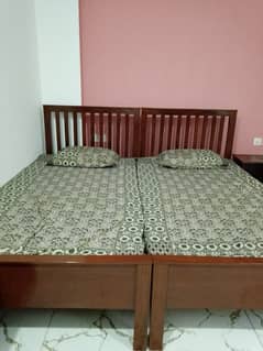 Wooden Single Bed