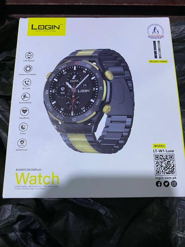 login smartwatch 4