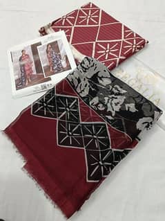 Brand Salina printed allover shirt and trouser pure dupatta price