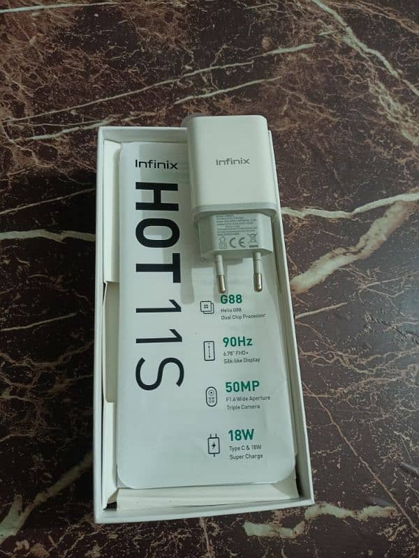 Infinix hot 11s Complete Box 1