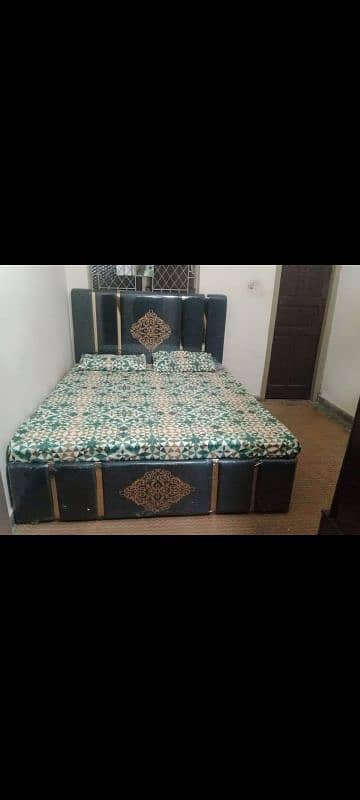 double bed with mattress 1