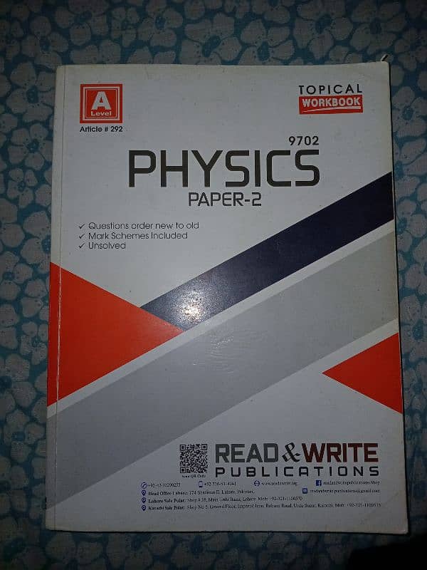 (ReadAndWrite)Physics P-2(9702) A levels 0