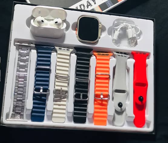 SMART WATCH + AIRPORDS+7STRAPS 0