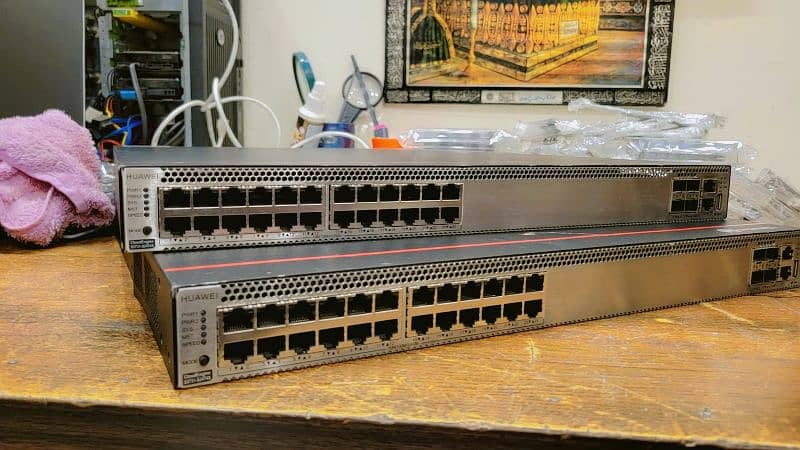 S5731 S24T4X SWITCH HUAWEI 24 PORT 1G BASE AND 4 X 10G SFP + PORTS 2