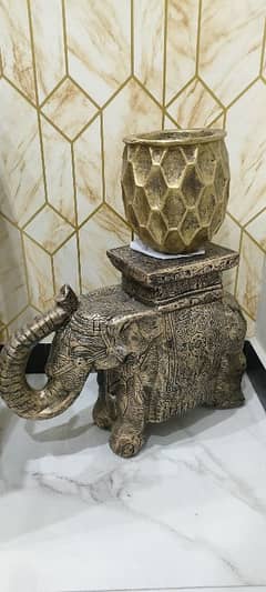 elephant decoration stand for planters