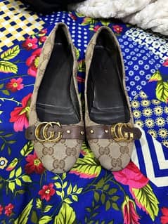 Gucci GG monogram flats