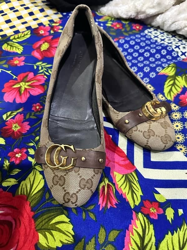 Gucci GG monogram flats 1