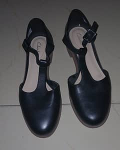 Black Clark Brand Shoes