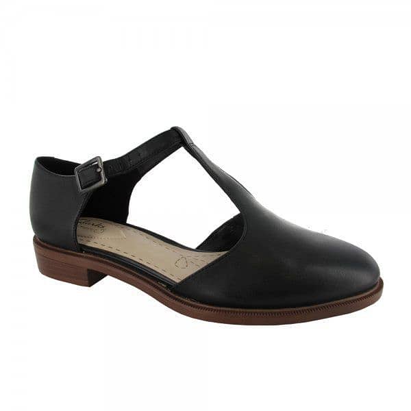 Black Clark Brand Shoes 1