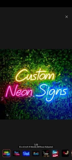 Customised Neon Sign Boards