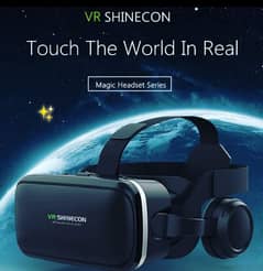 Shinecon 6 Generations 3D VR Glasses Headset With Earphones