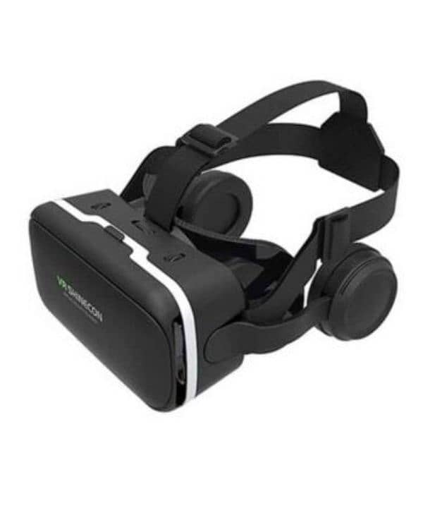 Shinecon 6 Generations 3D VR Glasses Headset With Earphones 2