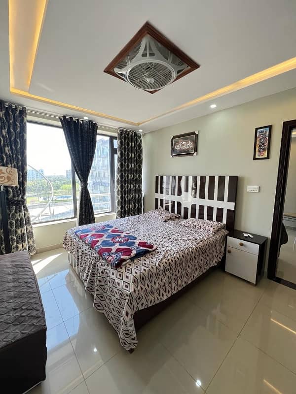 One Bed Fully Furnished Flat Available For Rent In Sector C Bahria Town Lahore 0