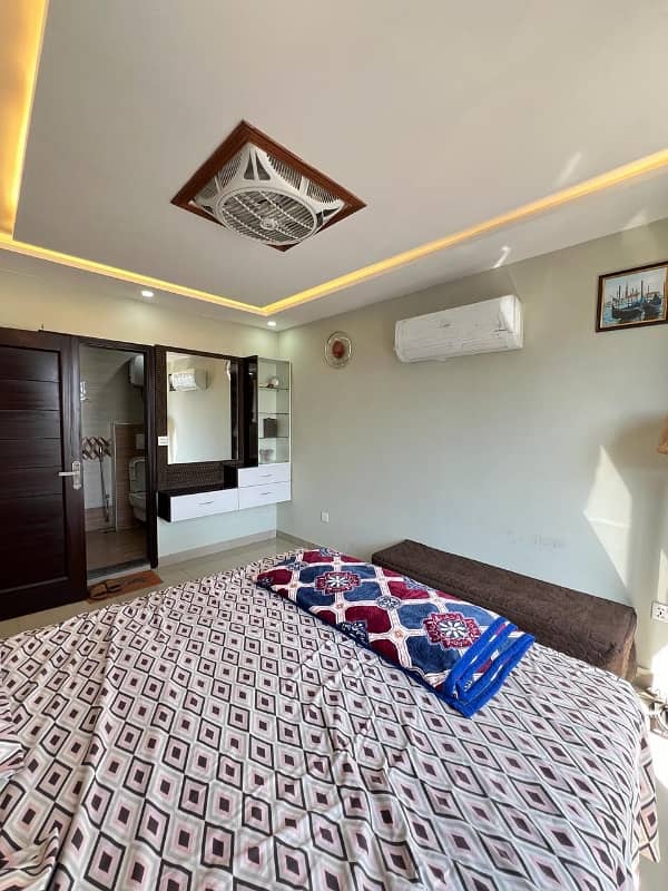 One Bed Fully Furnished Flat Available For Rent In Sector C Bahria Town Lahore 1