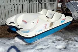 fiberglass 05 person’s paddle boat (imported)