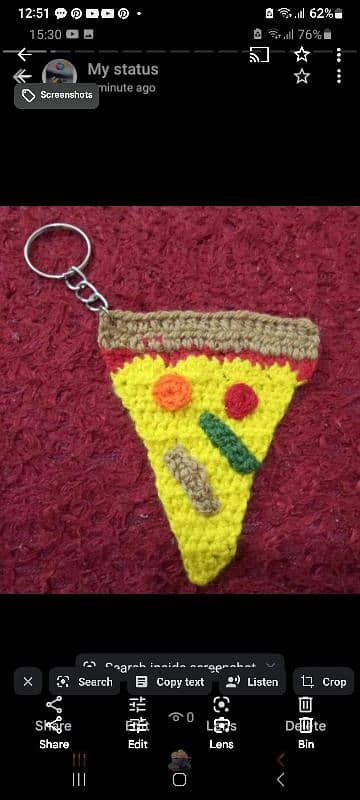 Crochet keychains Handmade 1