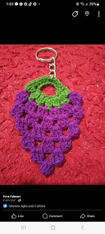 Crochet keychains Handmade 2