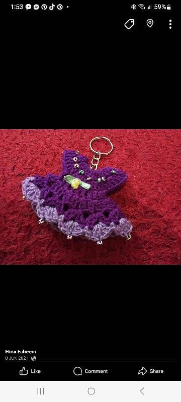 Crochet keychains Handmade 4