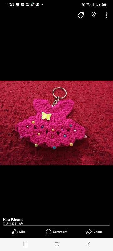 Crochet keychains Handmade 6