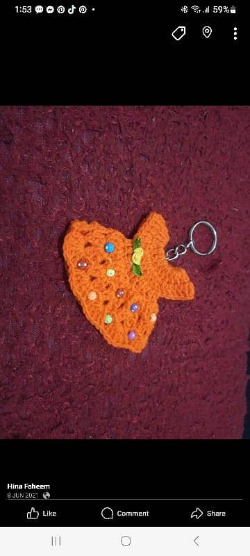 Crochet keychains Handmade 8