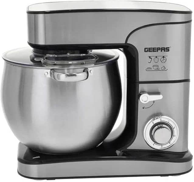 Geepas Kitchen Machine, 6 Level Mixing Speed Control, GSM43042 1