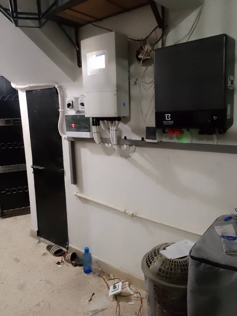 Solar system instalation/solar elevatd structure/solar complete wiring 1