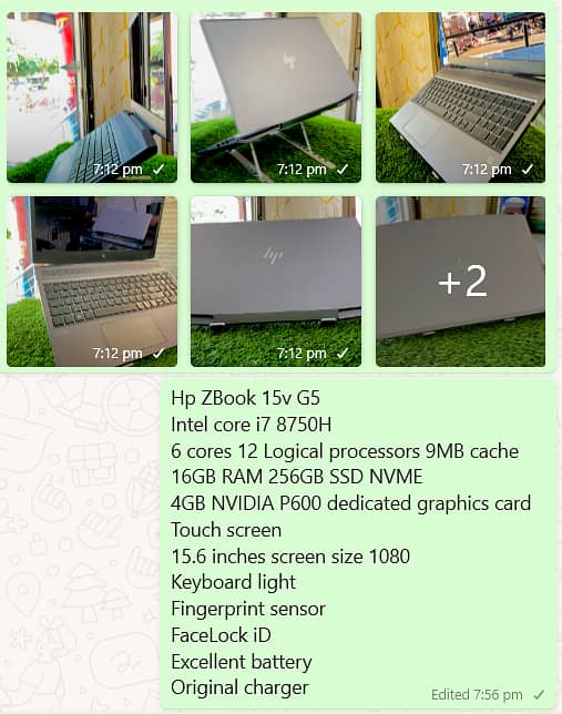 HP ZBOOK 15V G6 7