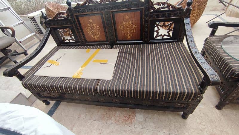 Sofa set /pure wooden sofa / 3 seater sofa 1