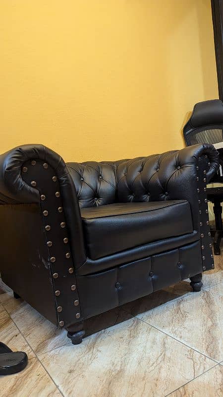 sofa set office table and executive chair for sale        03146601209 8