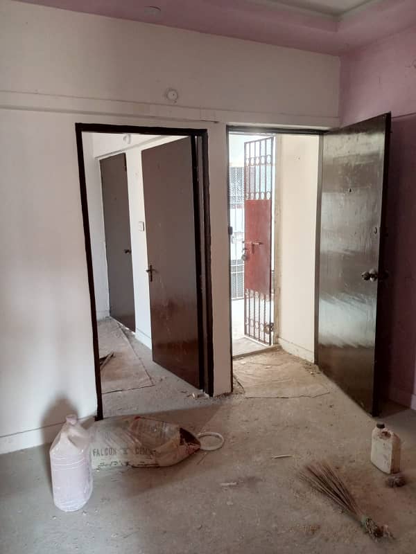 Urgent Sale Lease Flat 2 Beds DD With Roof in Simon View Block 19 Gulistan e Jauhar Only 39 Lac 2