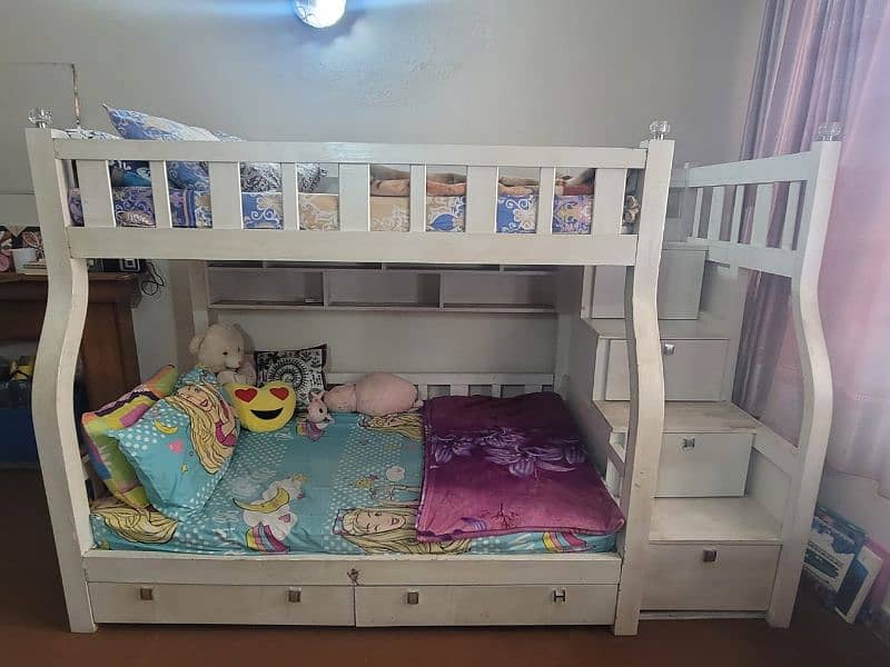 Wooden Bunk Bed 0