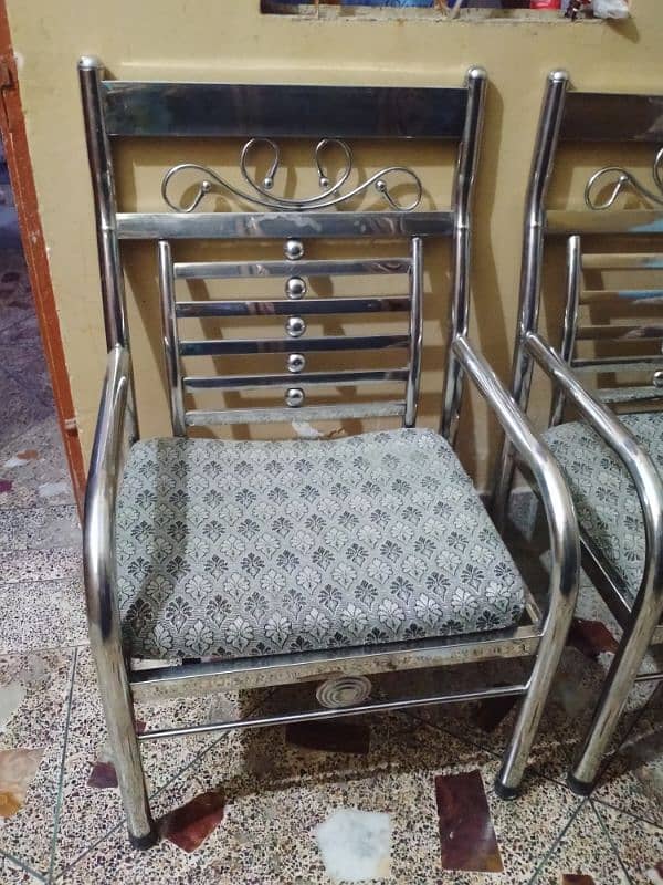 sofa set 5 seater S s brand steel plz add detail parhe 03112332537 7