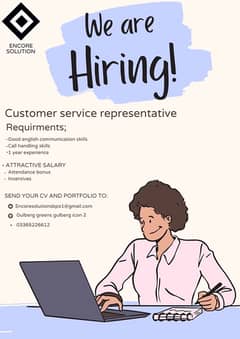 Customer Service Representative Required