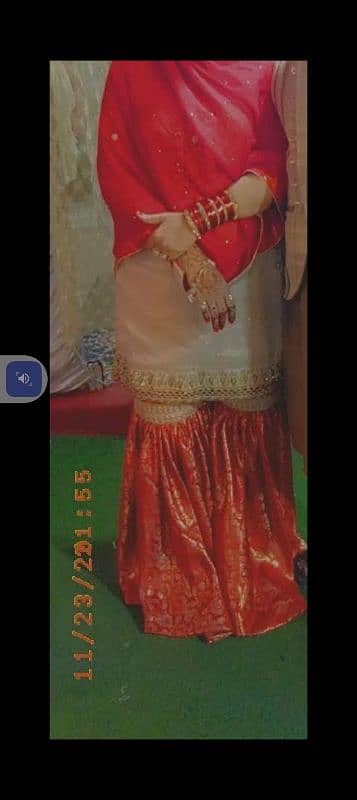 Banarsi Red gharara 4