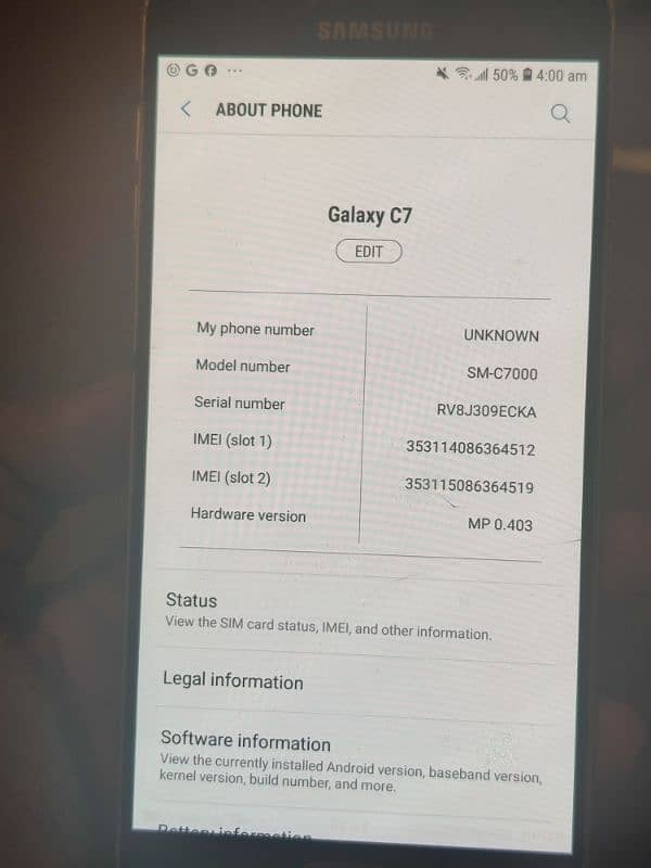 Samsung Galaxy C7 3