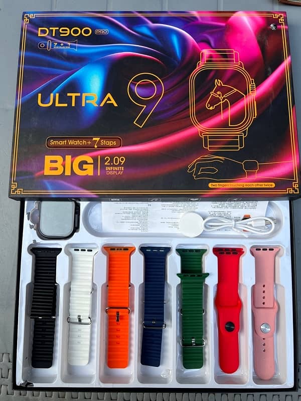 DT900 Ultra Watch 7 Straps 0