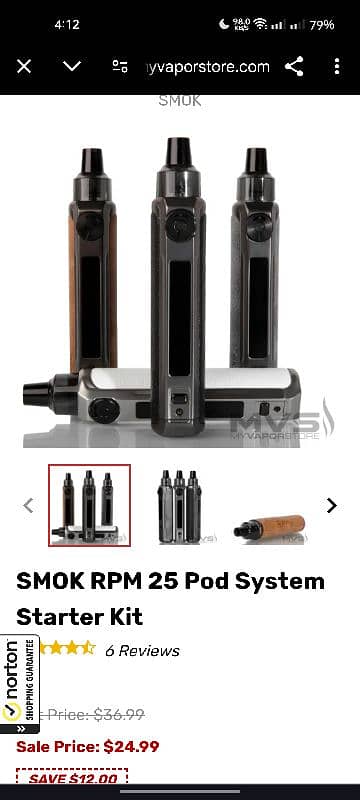Smok RPM 25W Kit ICE BLZZARD MAGIC CUTE 6
