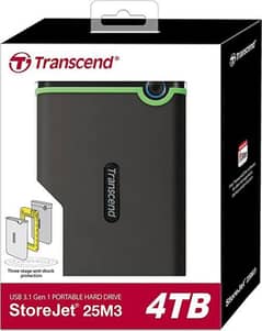 4TB Transcend Portable External Hard Drive