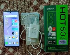 Infinix Hot 50 pro plus (8+8/256) 10/10. . . 11 month warranty approx