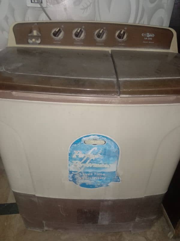 super Asia dual tub totally genuine perfectly working 03008125456 0