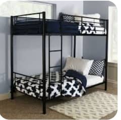 iron double bed