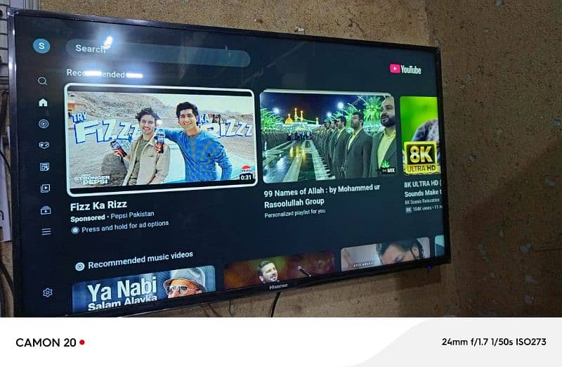 Hisense 43" Android semart LED 1