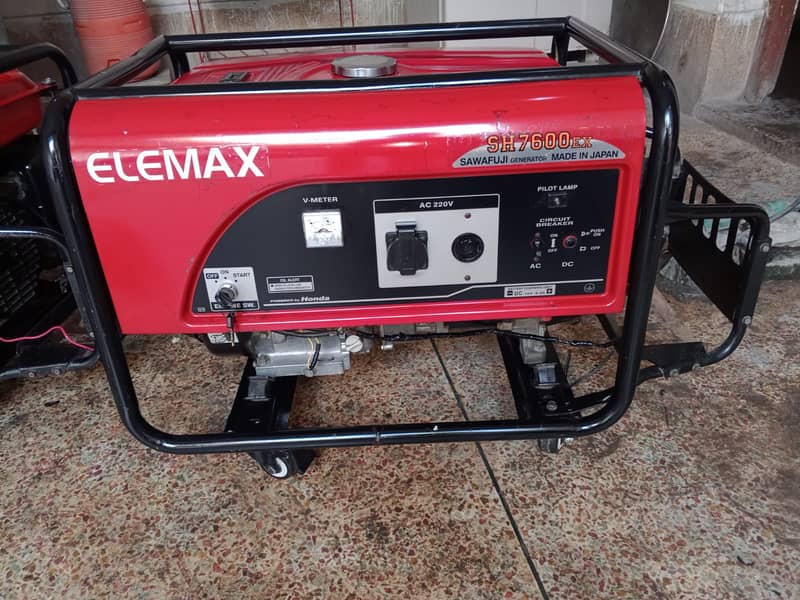 6 KVA Elemax Japani generator available in Peshawar 03329369511 2