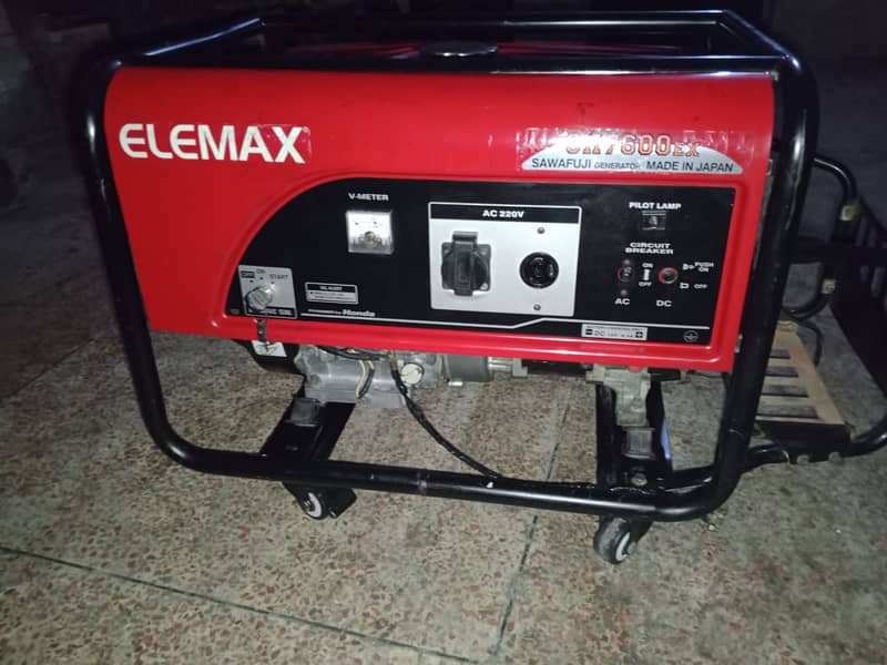 6 KVA Elemax Japani generator available in Peshawar 03329369511 4