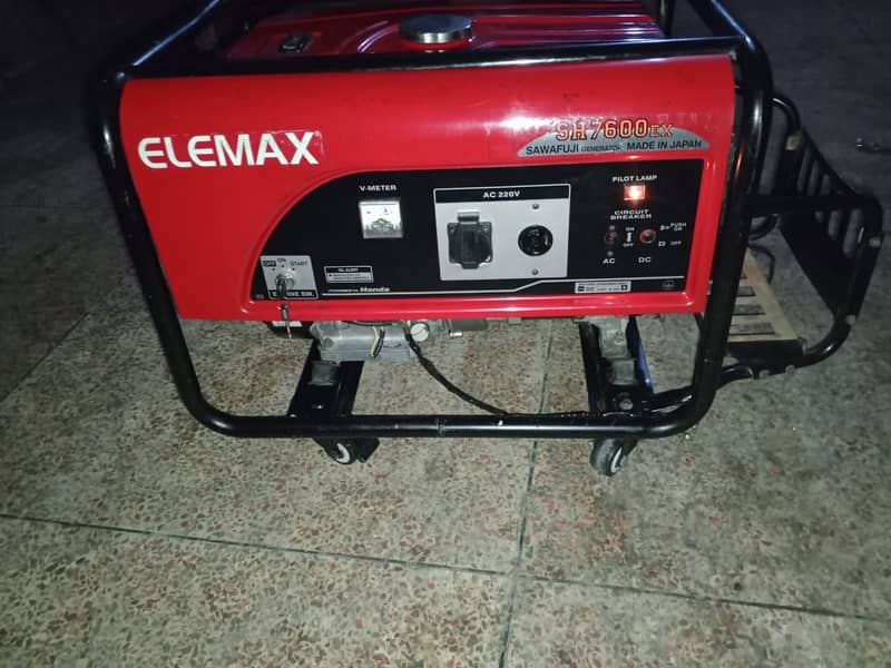 6 KVA Elemax Japani generator available in Peshawar 03329369511 6